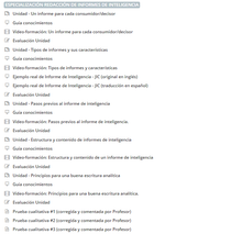 Curso de Redacción de Informes de Inteligencia
