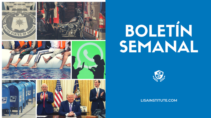 Boletín Semanal de LISA Institute (14 - 28 ago)