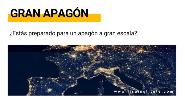 Kit de supervivencia con 25 elementos para un apagón eléctrico