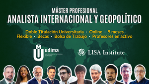 Reserva de plaza - Máster Profesional en Analista Internacional y Geopolítico