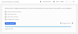 Pregunta tipo test Curso de Analista de Inteligencia